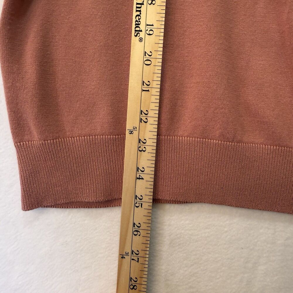Adrianna Papell Fairy Cottage Core Coastal Grandma Puff Sleeve Sweater Blouse L - Picture 5 of 9